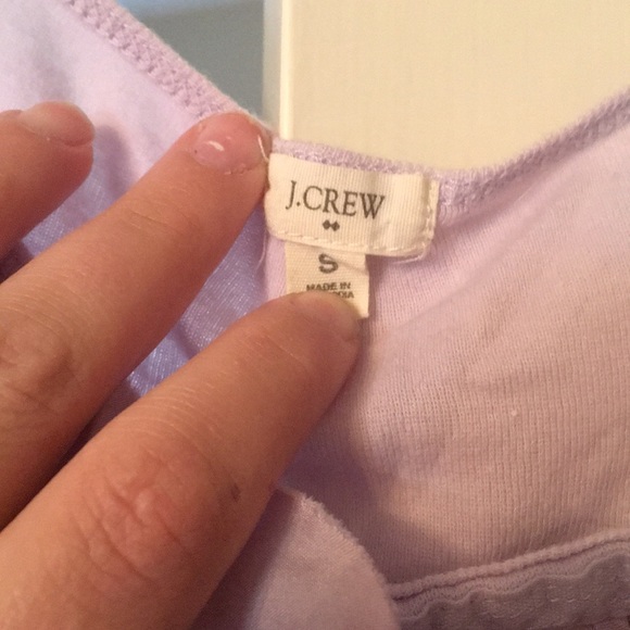 I crew lilac ruffled tank - Picture 2 of 3